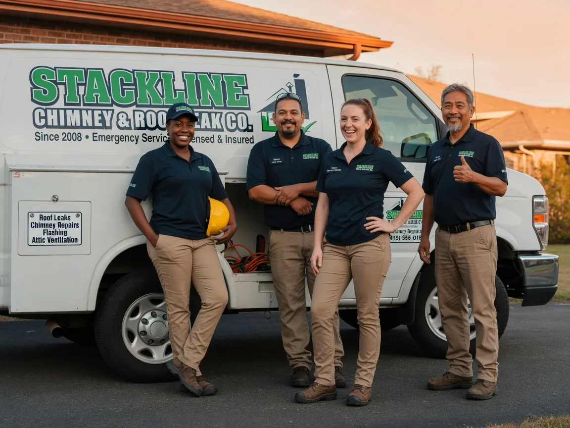 Chimney flashing repair company in Rio, IL